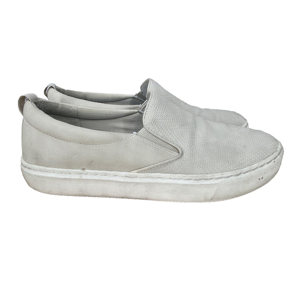 Dr Scholls‎ No Bad Days Sneakers Womens 8.5 M Beige Slip On Comfort Casual Shoes